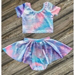 Wild Rich Kids | Cotton Candy Velvet | Two-Piece Set